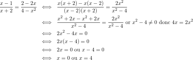 Mathplace quicklatex.com-0d72ef350da88a2e0a835fabcbbc9c54_l3 Exercice 6 : équations  