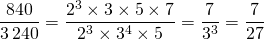 Mathplace quicklatex.com-1c2de69795d5f21bfc11283475dd6709_l3 Exercice 2 : Nombres premiers entre eux  