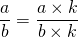 Mathplace quicklatex.com-1fe7f302cdfa558a497dee169af65ea1_l3 3. Egalité de deux fractions  