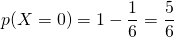 Mathplace quicklatex.com-25ee3026c4b397dd7080d64ef6112bf5_l3 Méthode 2 : Comment déterminer la loi d’une variable de Bernoulli, son espérance et sa variance ?  