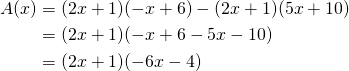 Mathplace quicklatex.com-2656b02192f0a5010db824ddac10d950_l3 Exercice 2 : factorisation  