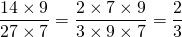 Mathplace quicklatex.com-32fb468ed2cf96cf35097b7a4ade0461_l3 Méthode 1 : Comment simplifier un quotient ?  