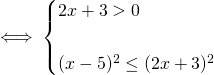 Mathplace quicklatex.com-5682842502d0a7da67058b3d217b6e33_l3 Exercice 4 : Résoudre l'équation et l'inéquation  