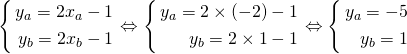 Mathplace quicklatex.com-5b08b574d66c74bd17ee0a2a38a65018_l3 Méthode 5 - Tracer une droite à l'aide de son équation réduite  