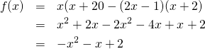 Mathplace quicklatex.com-79ff377133c00fb73652b59b38b51588_l3 Exercice 3 : équations  