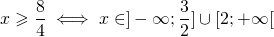 Mathplace quicklatex.com-8d9dee8022c2c9c1509e1942b24f67a4_l3 Méthode 12 : Résolution de l’inéquation du type |x-b|>a (resp. |x-b| ≥ a)  