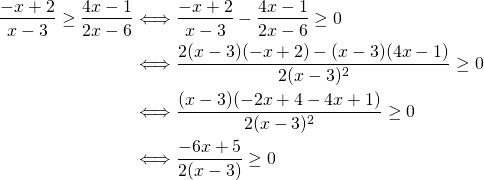 Mathplace quicklatex.com-9a1342e4dd41ed1eb82d733d3063f88d_l3 Exercice 1 : inéquations  