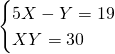 Mathplace quicklatex.com-afae0581ed559fcf863676287cc8ec52_l3 Exercice 5 : Résoudre les systèmes d'équations  