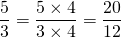 Mathplace quicklatex.com-bb93f274f8a7fcca0b271303c54091f7_l3 Exercice 4 : comparer les fractions  
