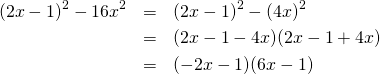 Mathplace quicklatex.com-cbb0617de76d58ade7eda502b21304fa_l3 Exercice 7 : factorisation  